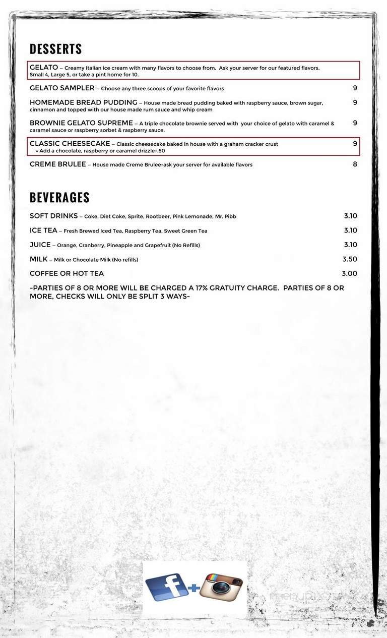 Menu page 4