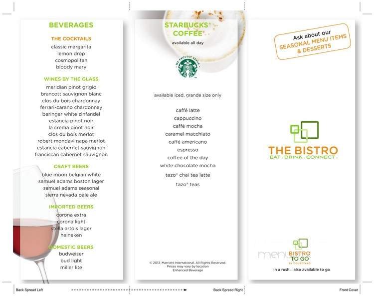 Menu page 1