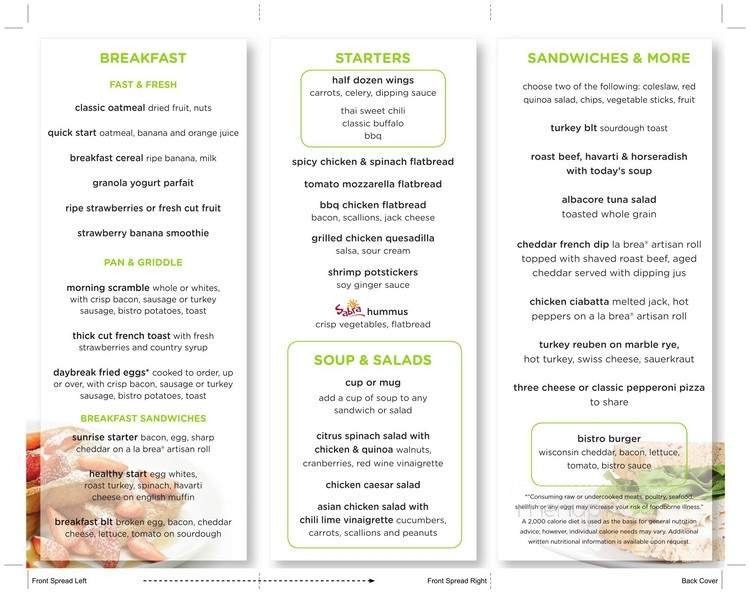 Menu page 2