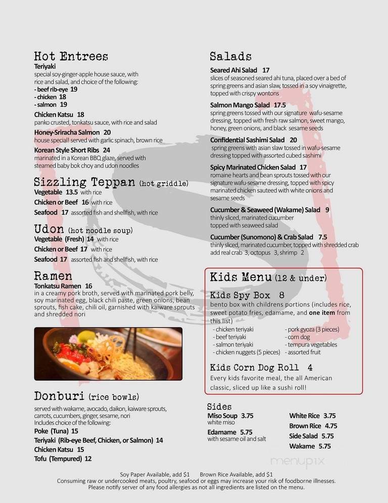 Menu page 2