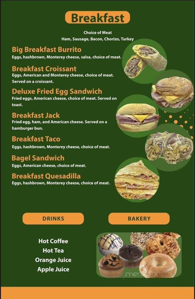 Menu page 2