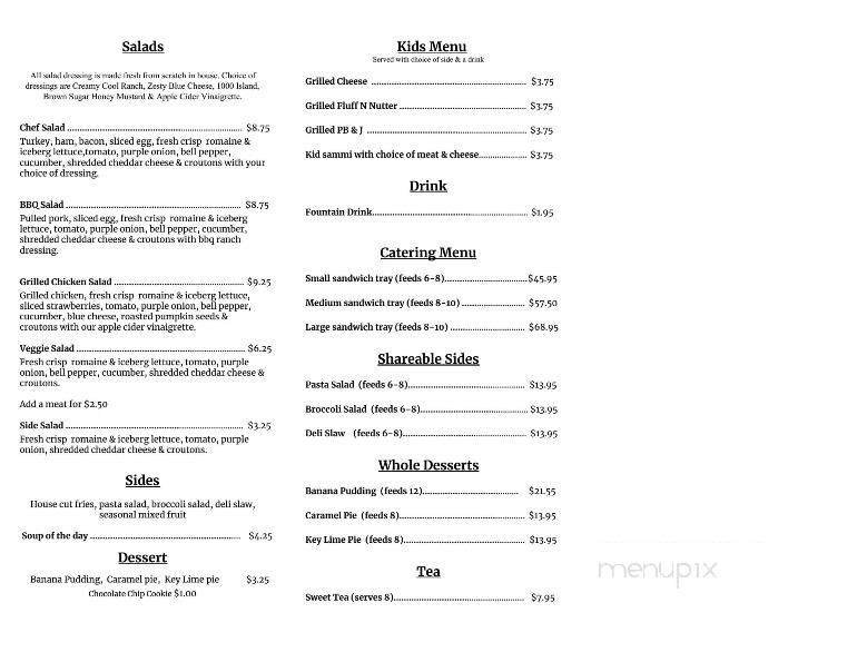 Menu page 2