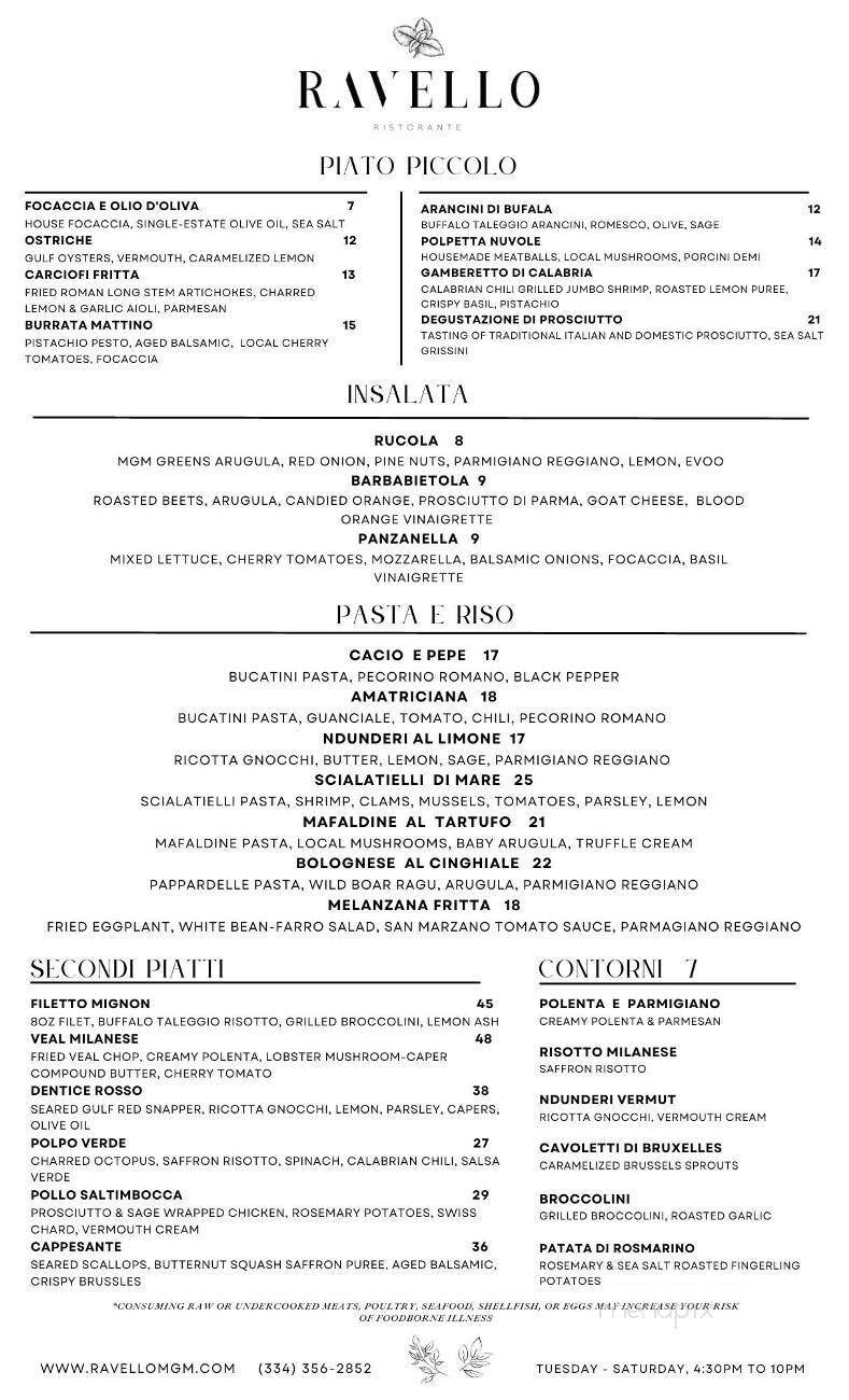 Menu page 2