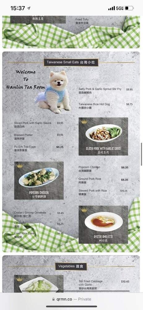 Menu page 8