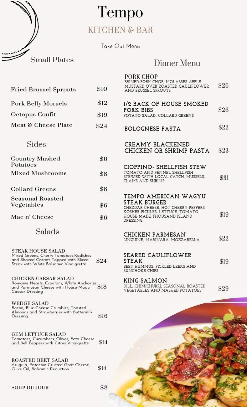 Menu page 2