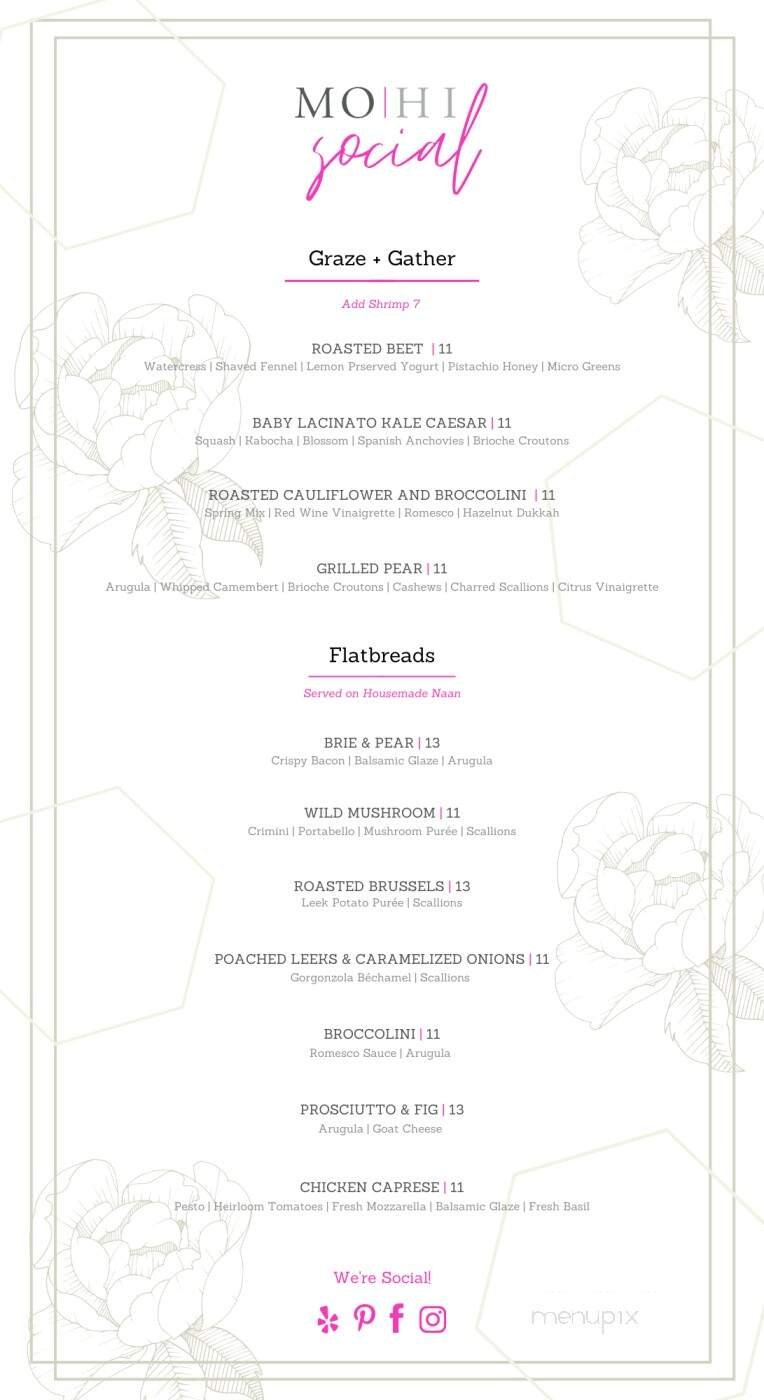 Menu page 1