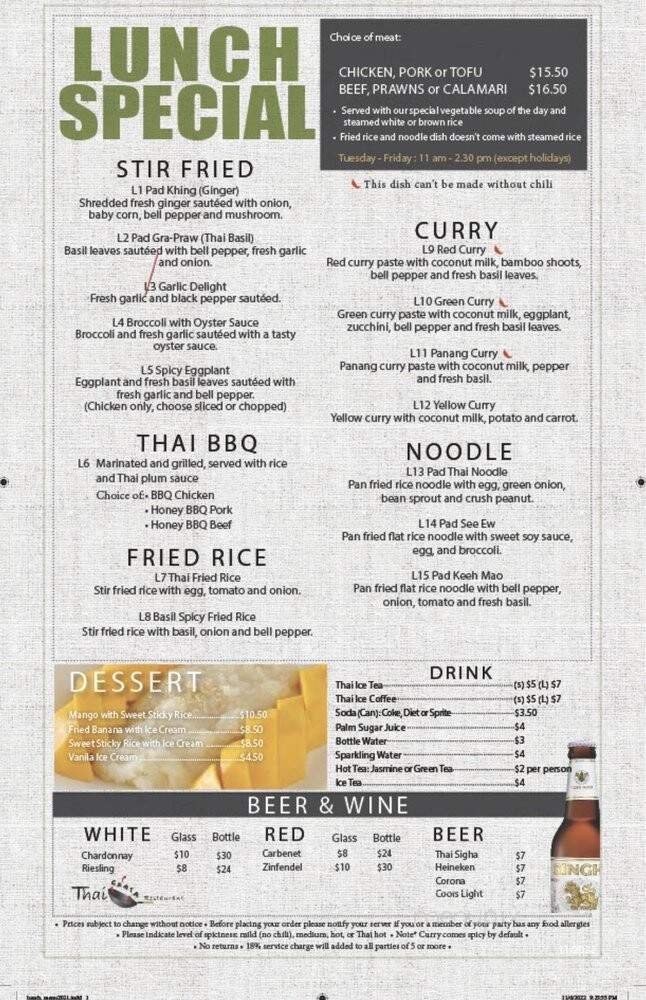 Menu page 2
