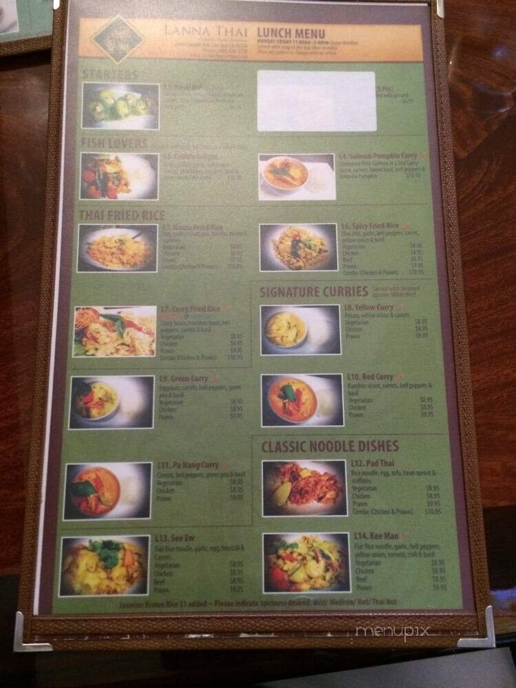 Menu page 2