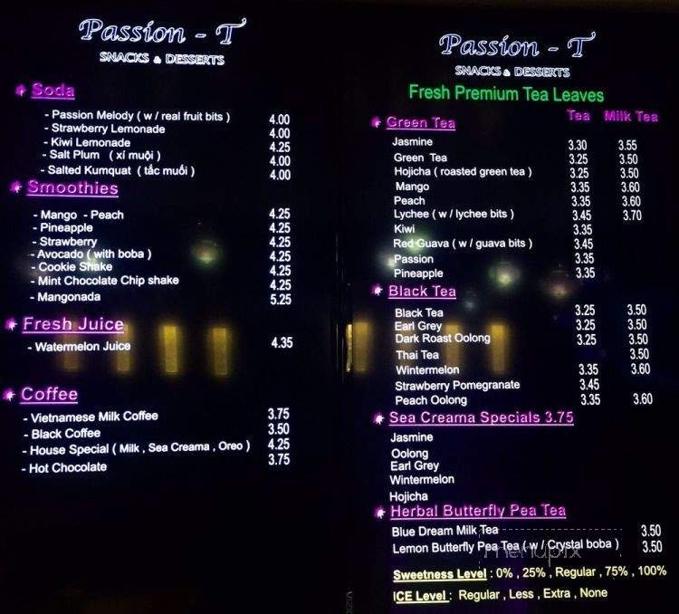 Menu page 2
