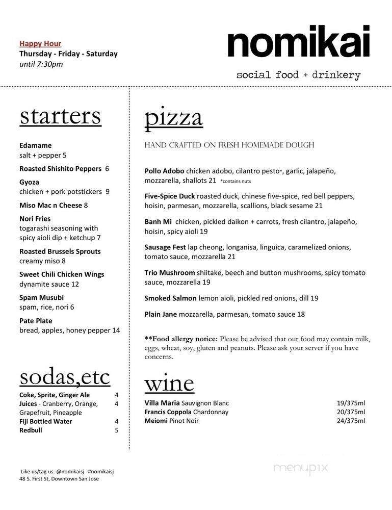 Menu page 4