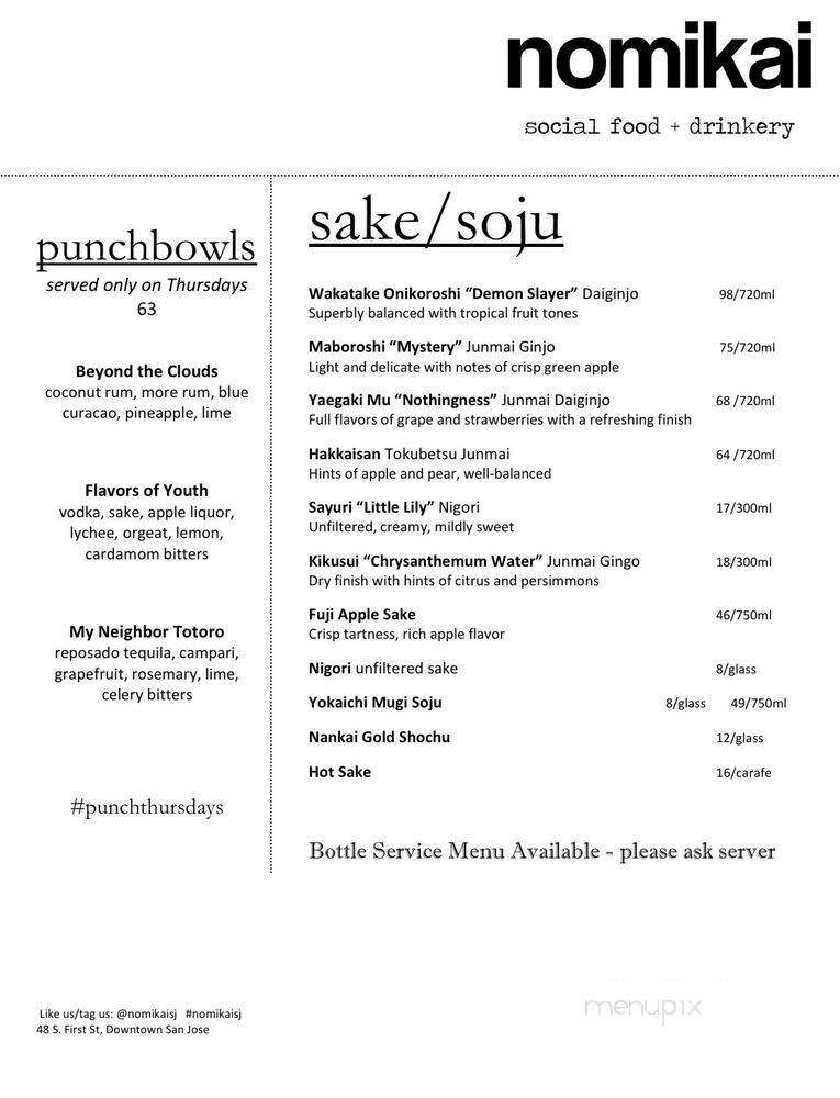 Menu page 2