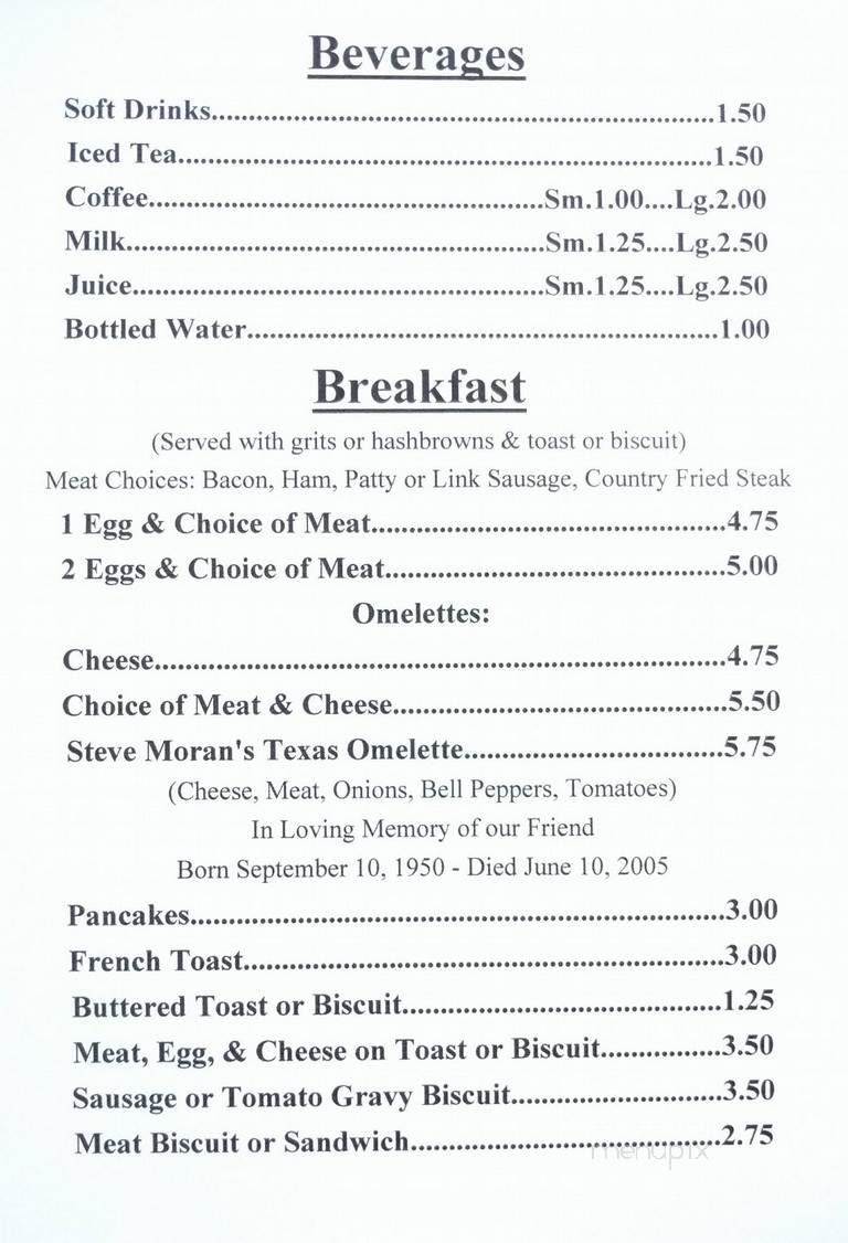 Menu page 2