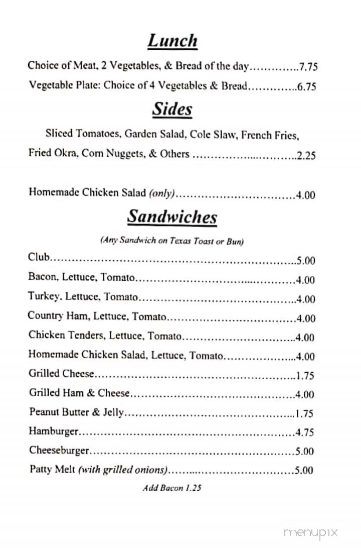 Menu page 6
