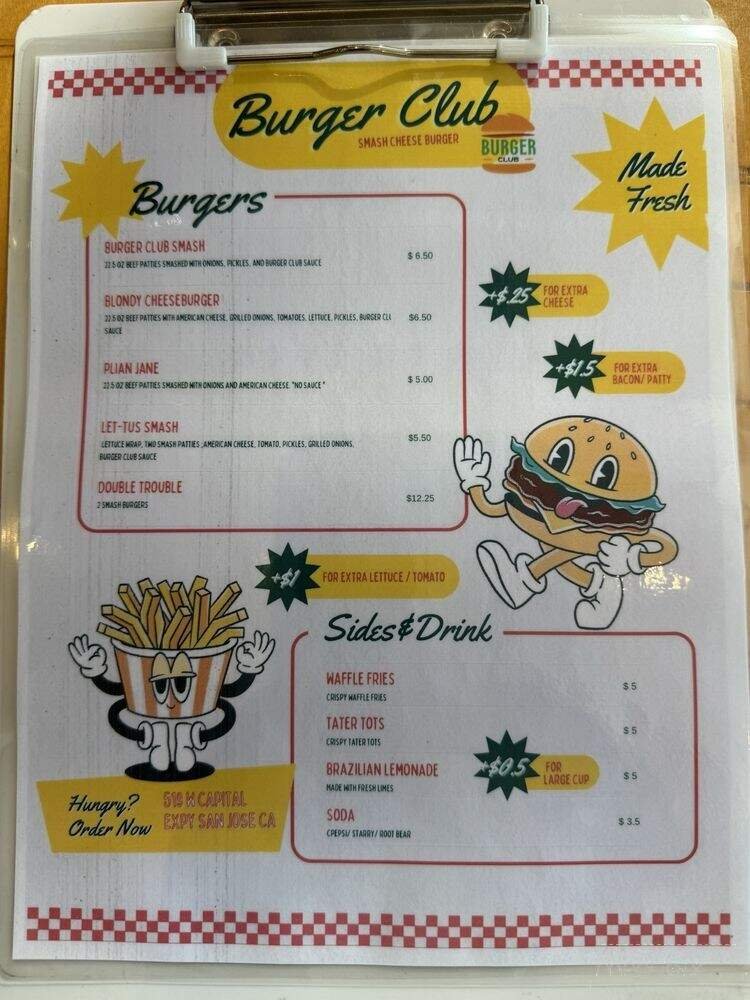 Menu page 2