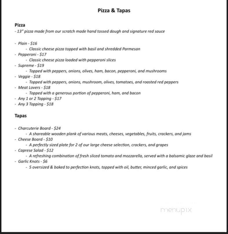 Menu page 1