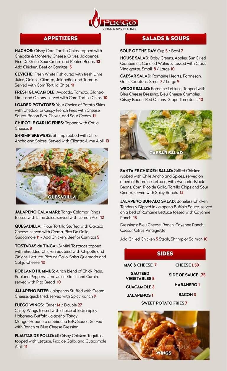 Menu page 2