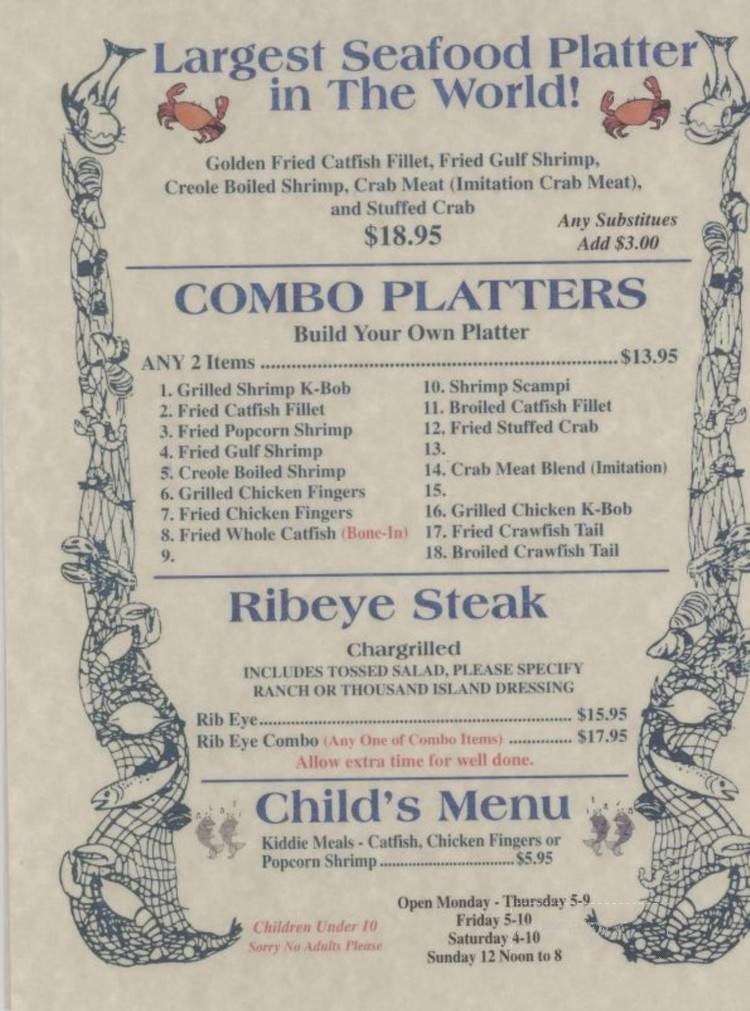 Menu page 2
