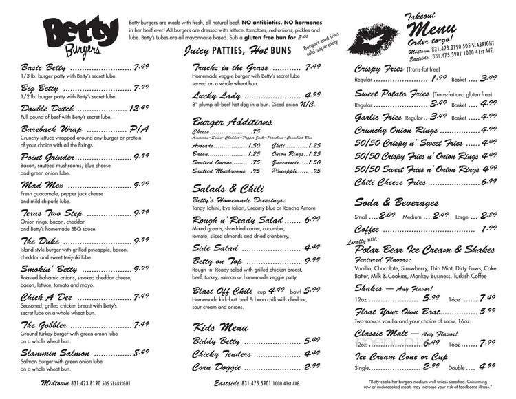 Menu page 2