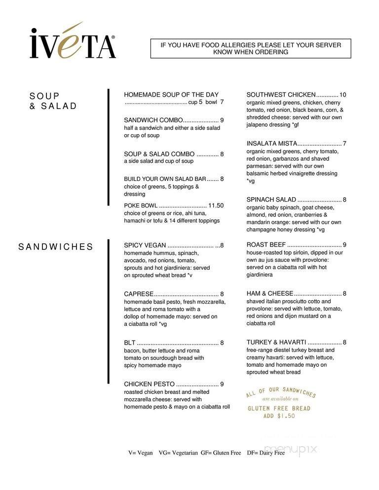 Menu page 2