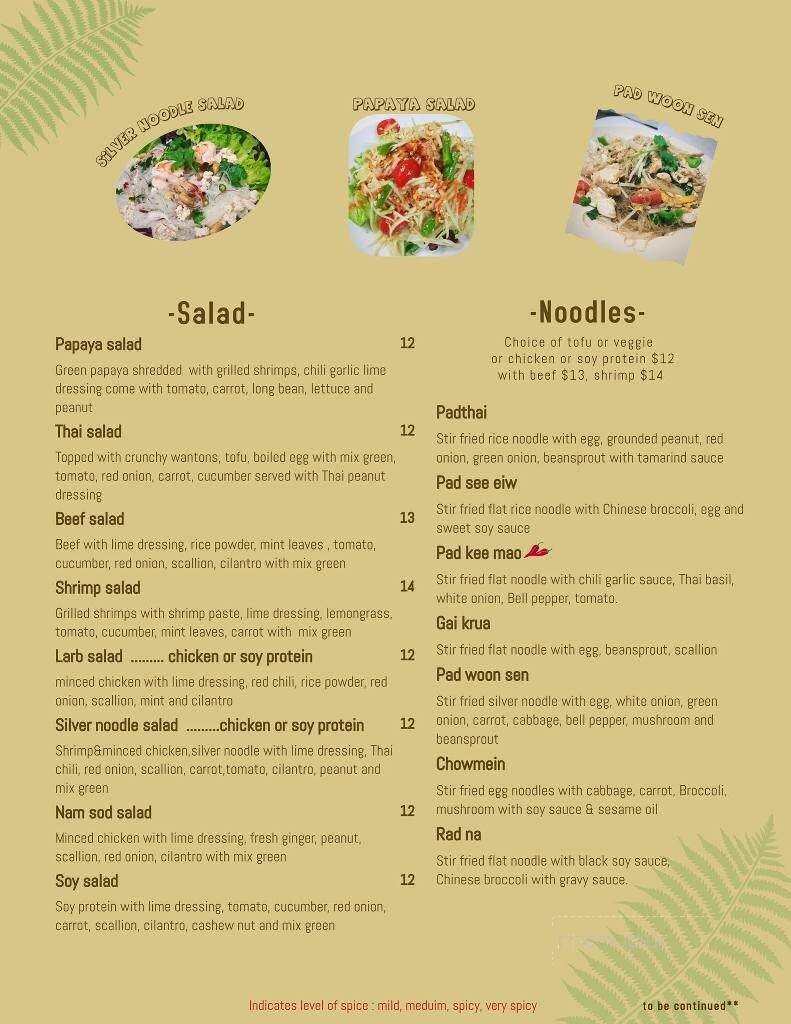 Menu page 2