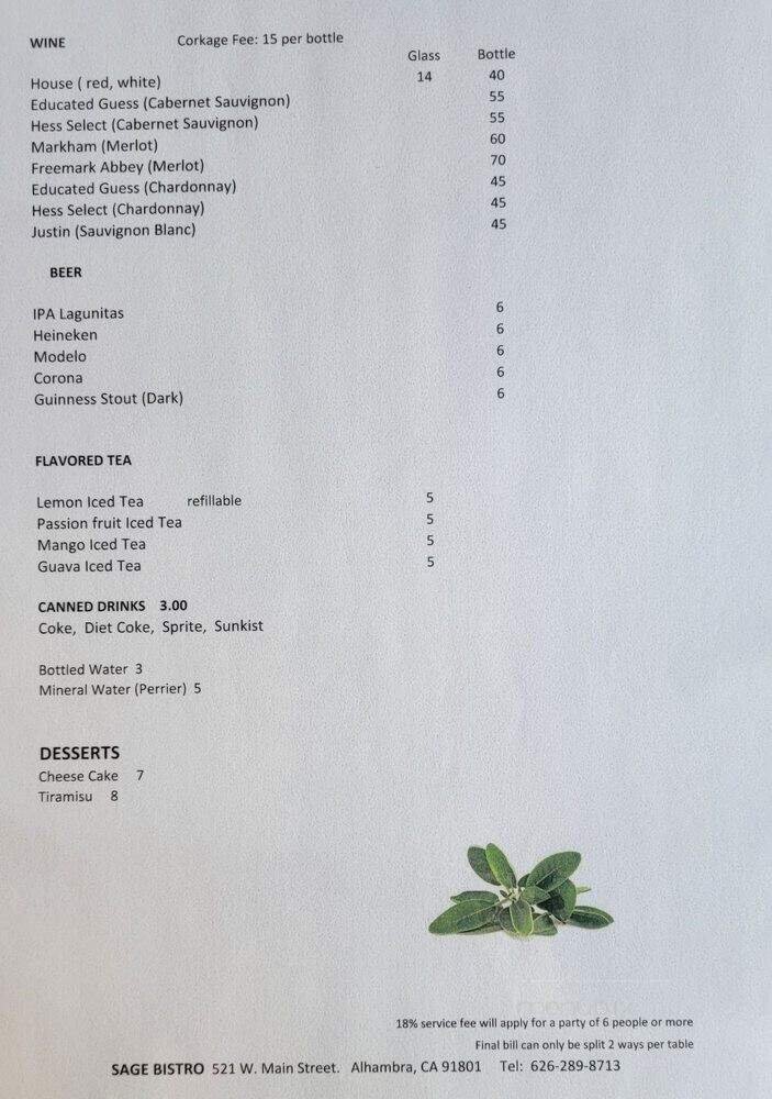 Menu page 3