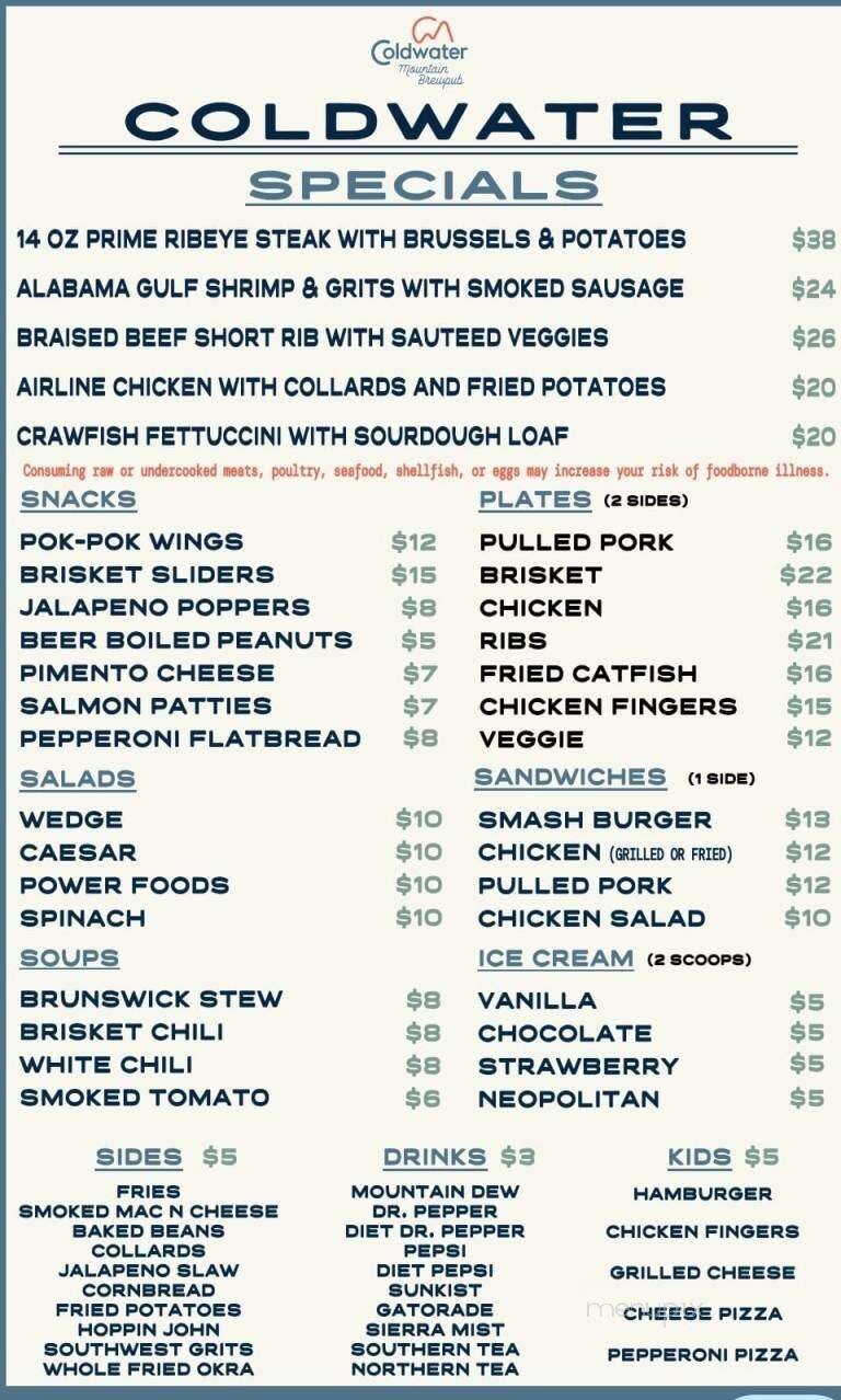 Menu page 5