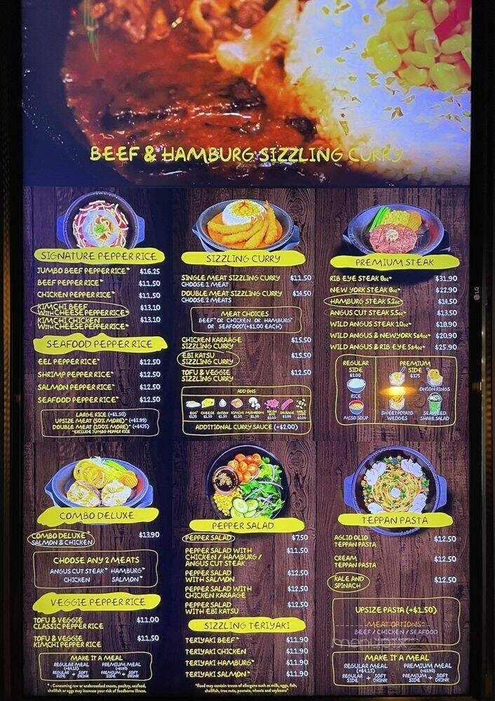 Menu page 2