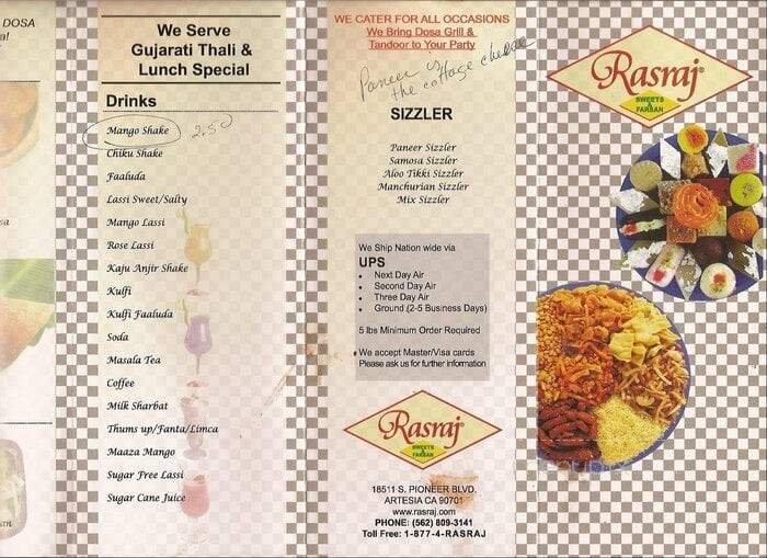 Menu page 2