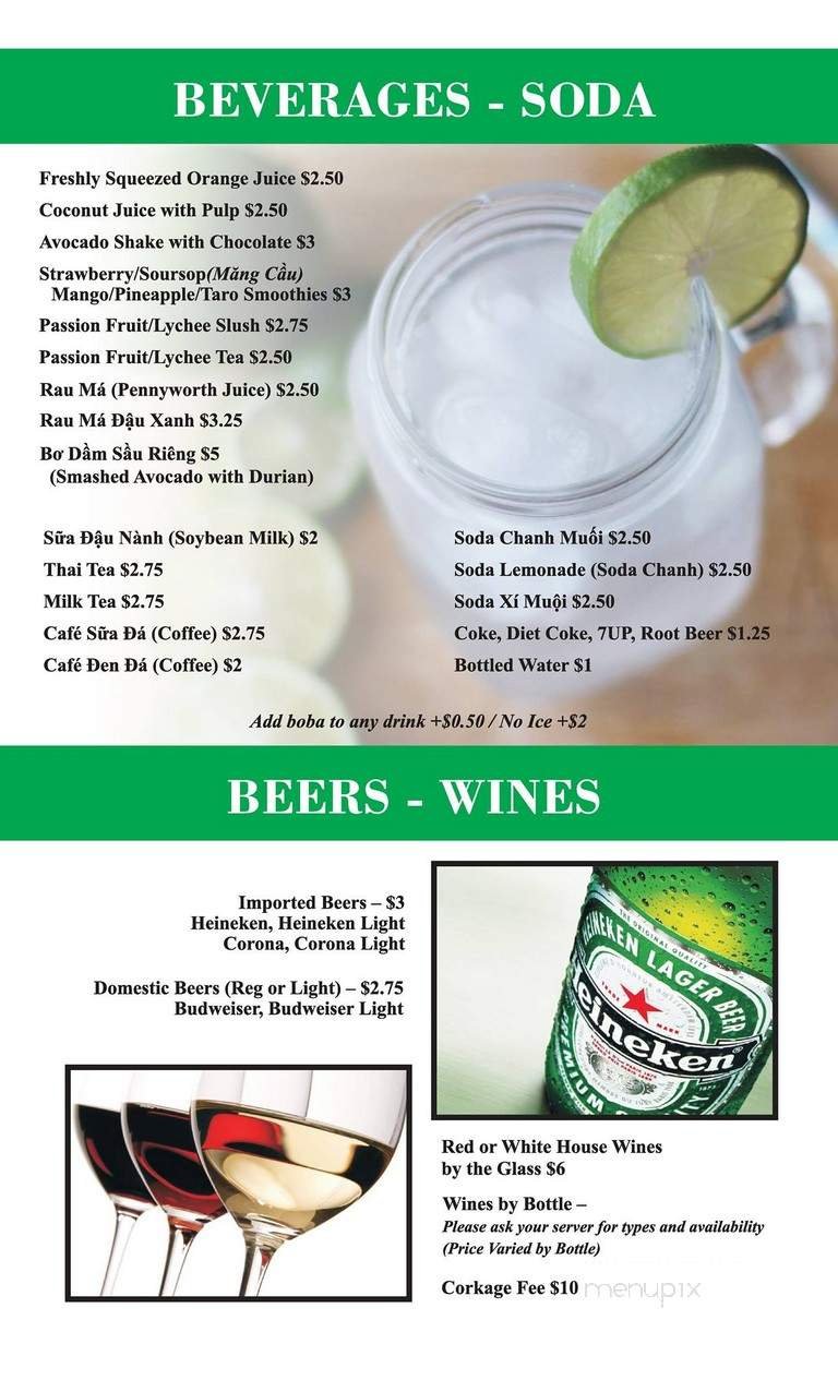 Menu page 2