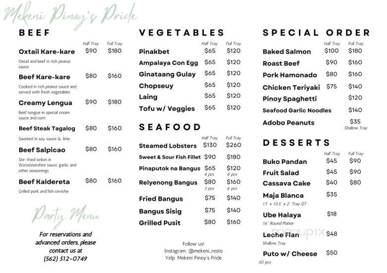 Menu page 4