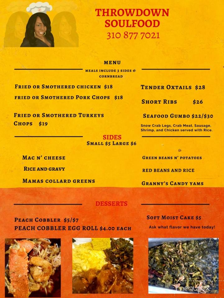 Menu page 1