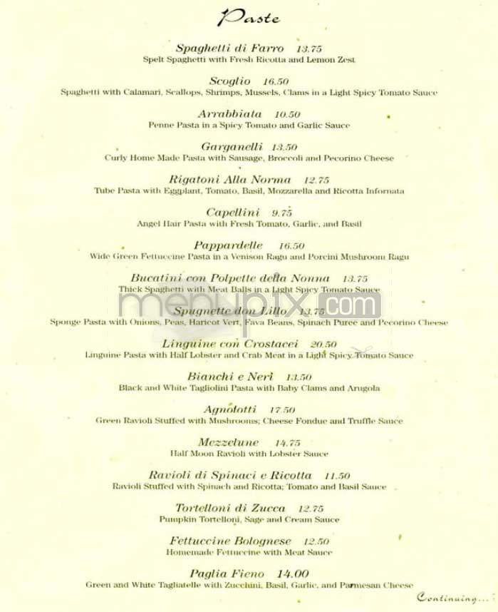 Menu page 2