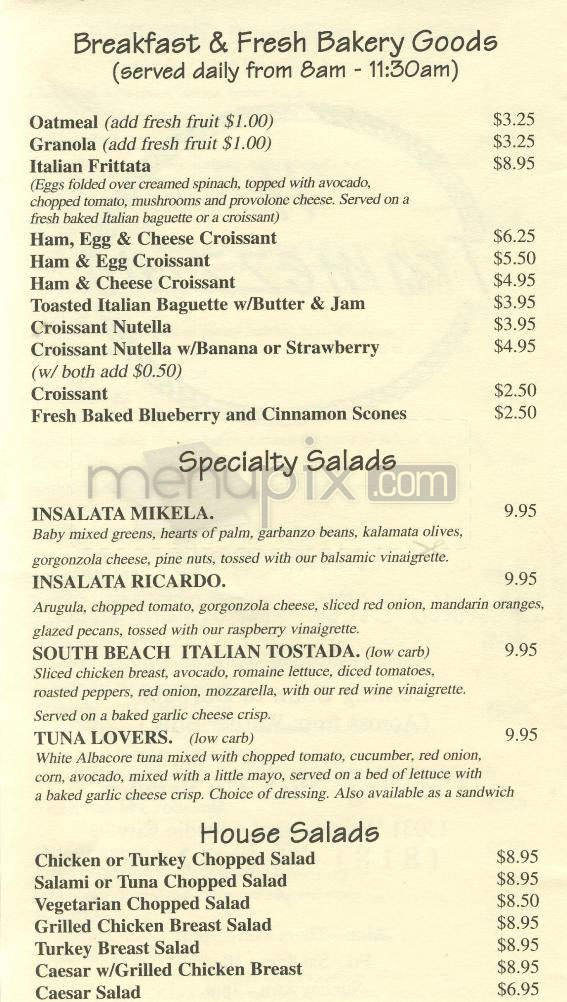 Menu page 3