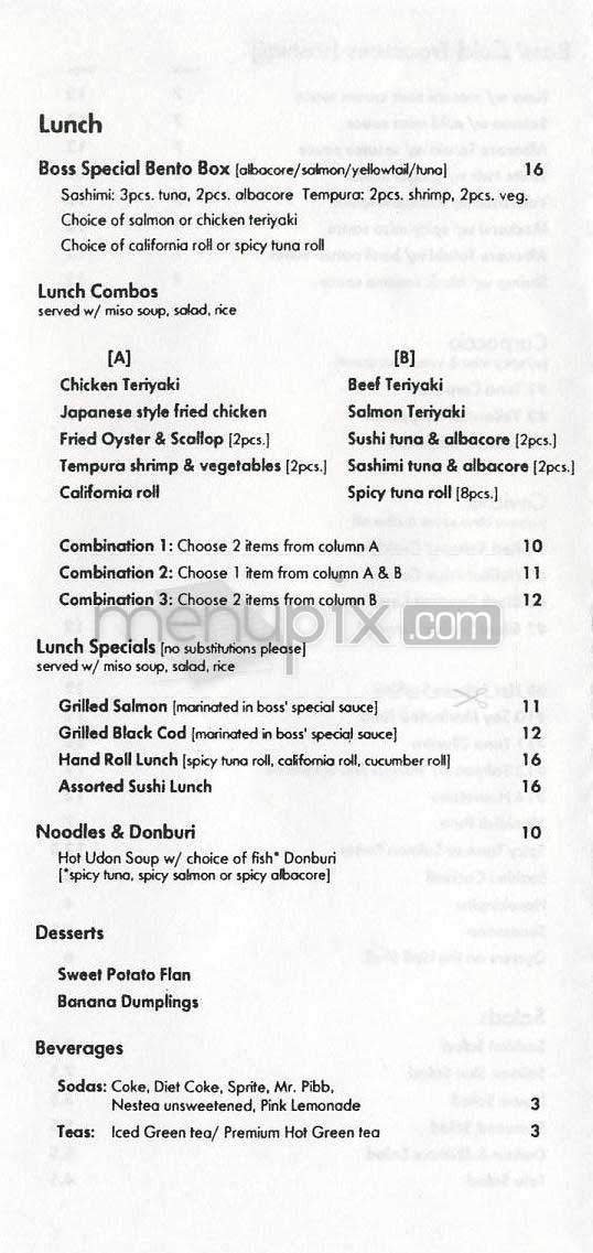 Menu page 6