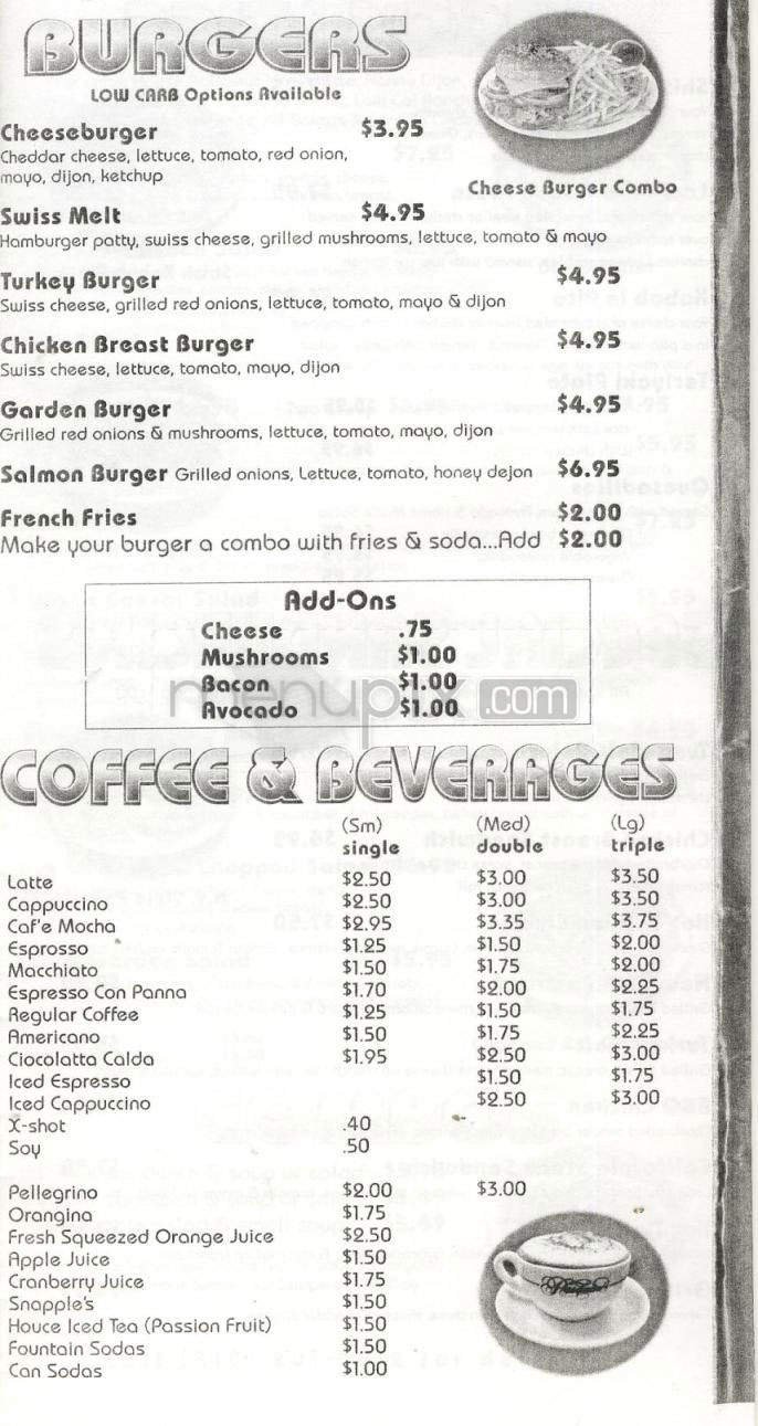 Menu page 6