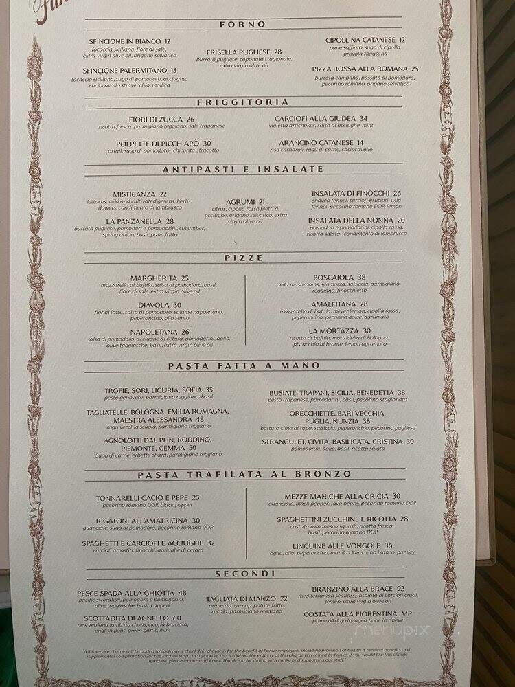 Menu page 1