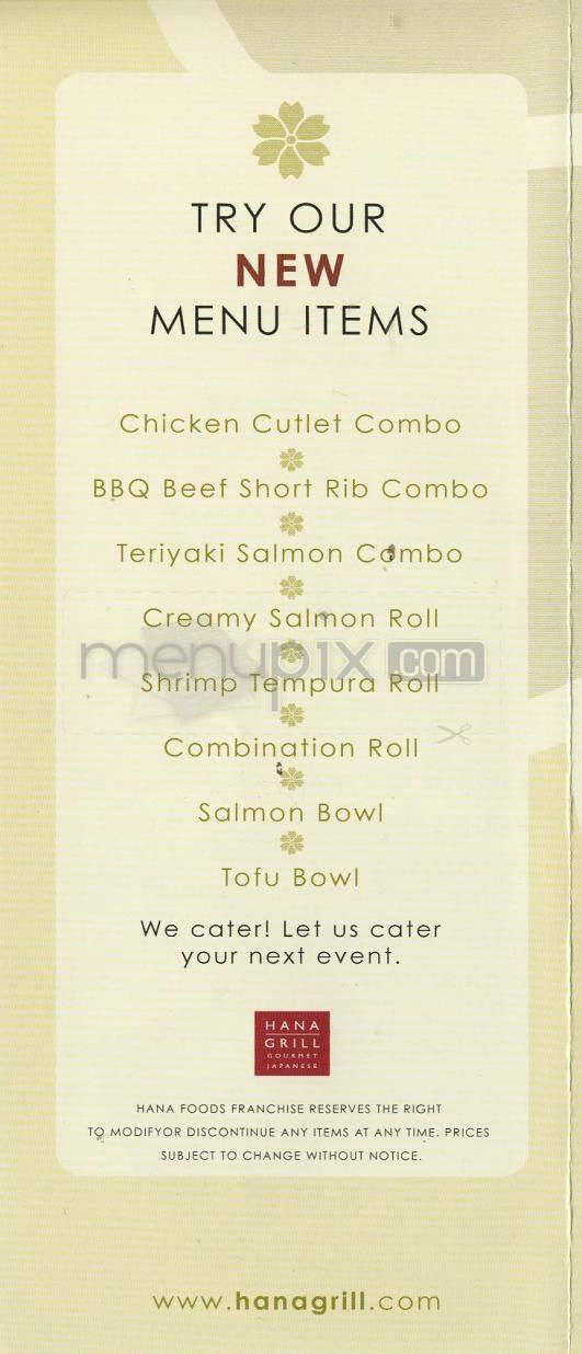 Menu page 5