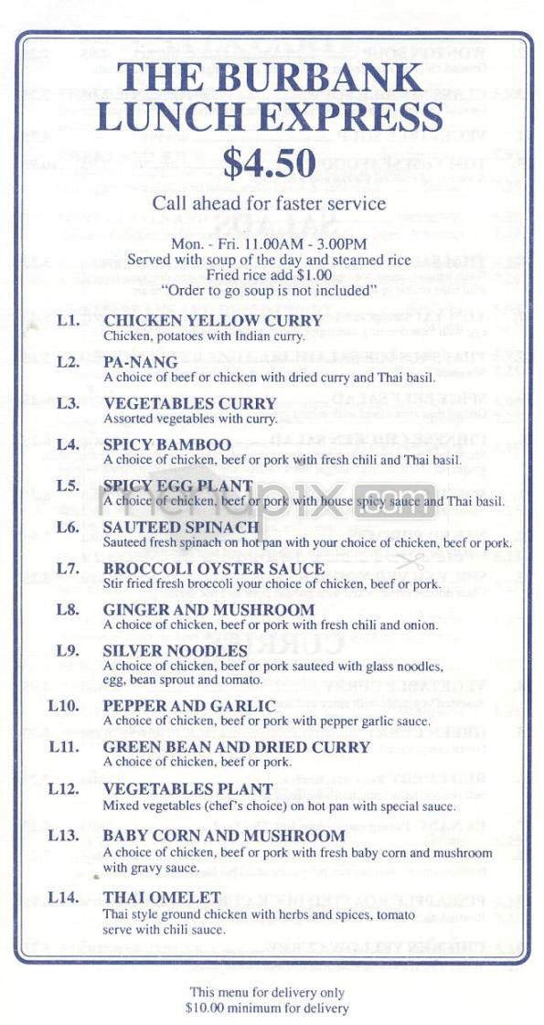 Menu page 6