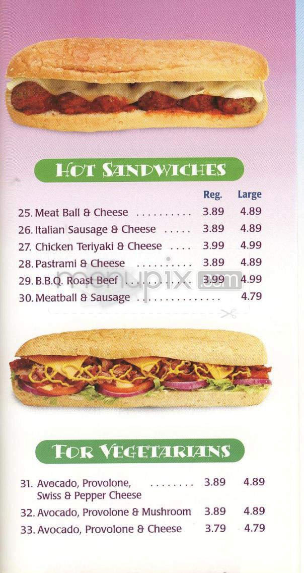 Menu page 4