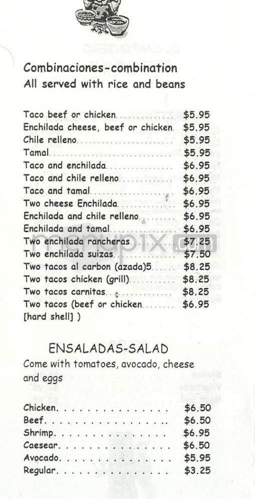 Menu page 2