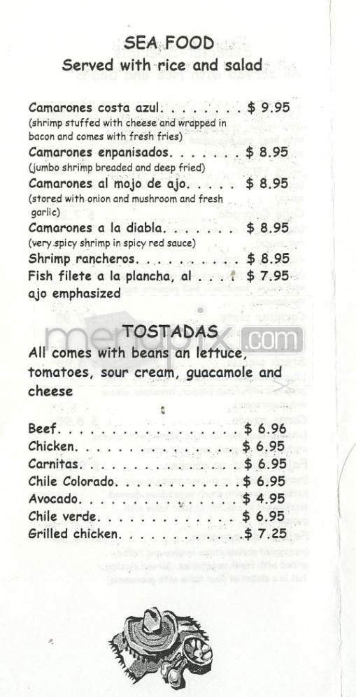 Menu page 5