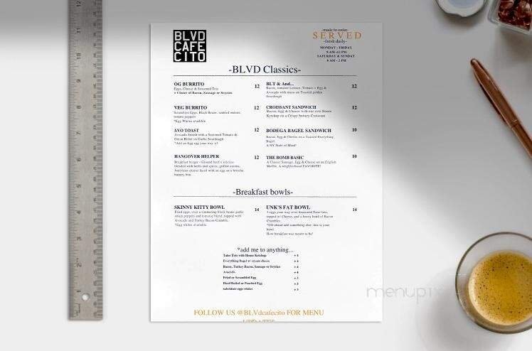 Menu page 2