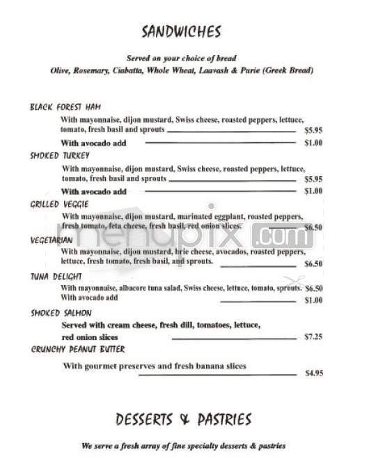 Menu page 2