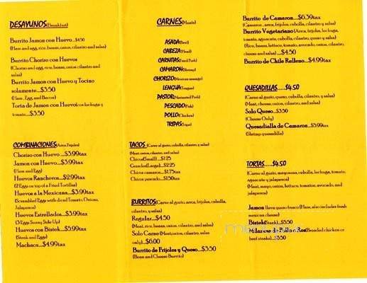 Menu page 2