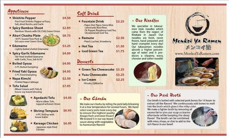 Menu page 2