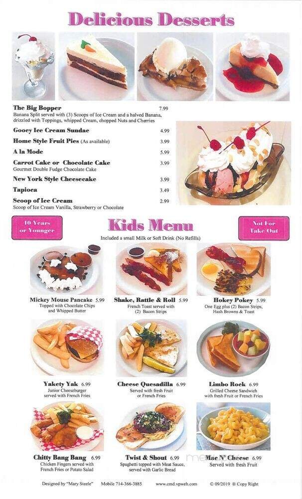 Menu page 2