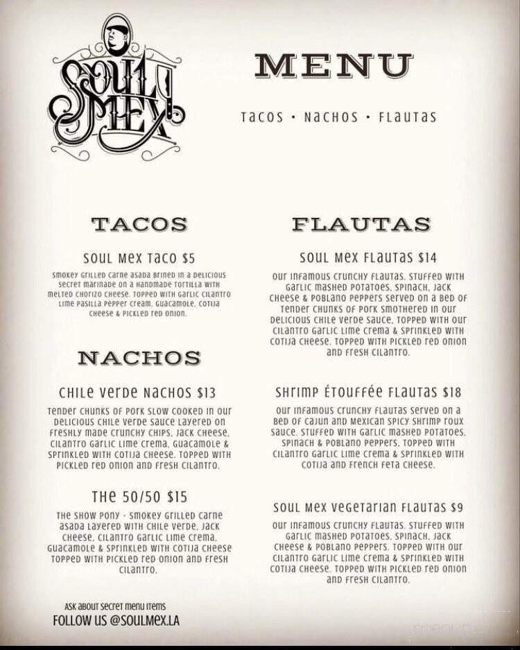Menu page 1