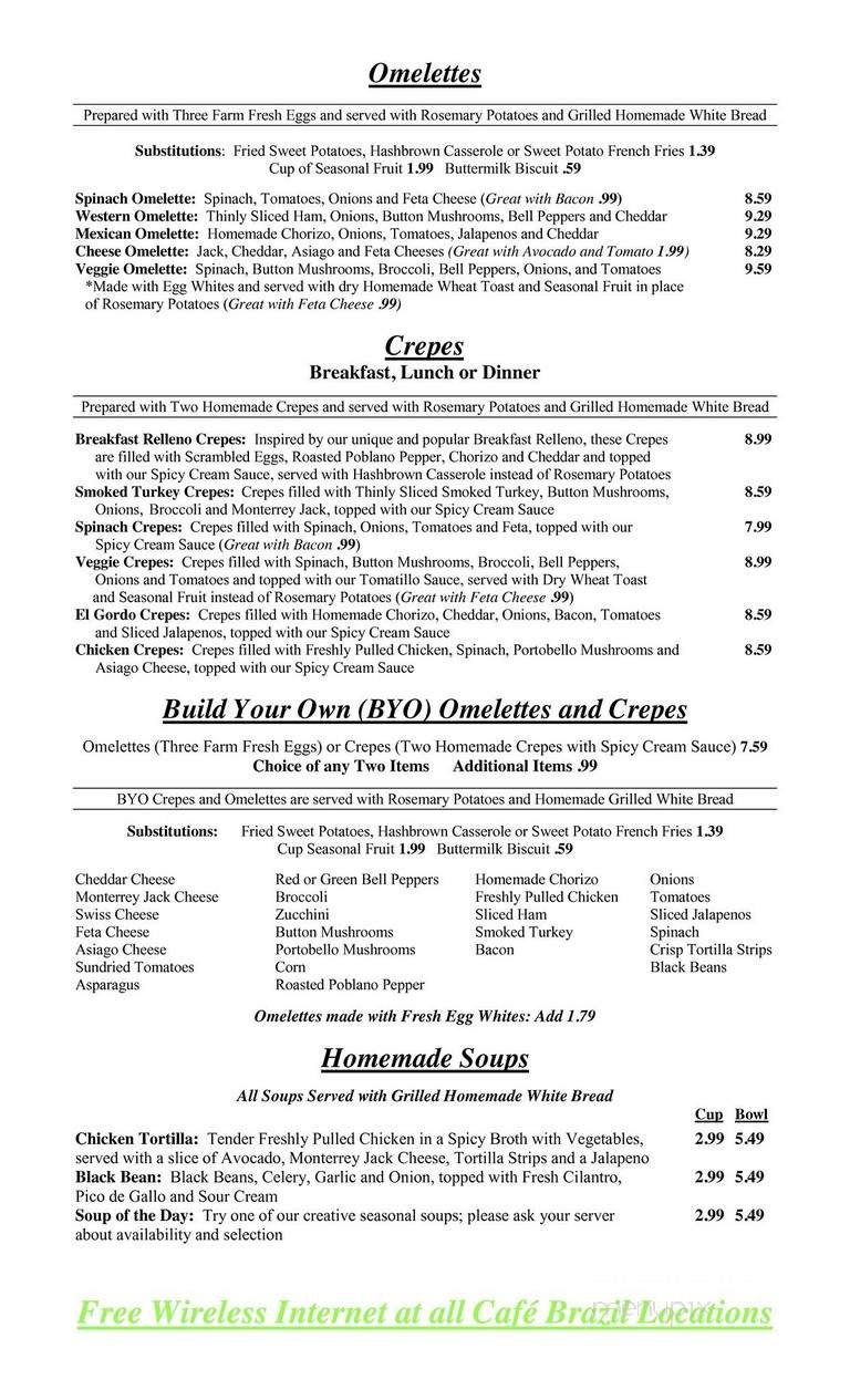 Menu page 3