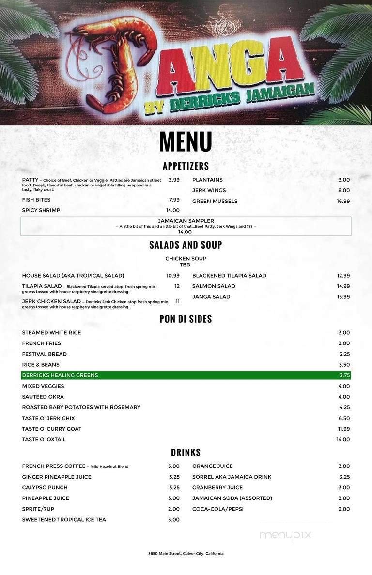 Menu page 2