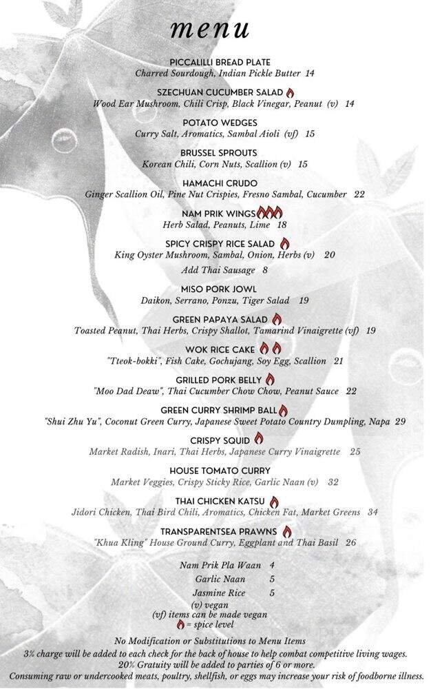 Menu page 1